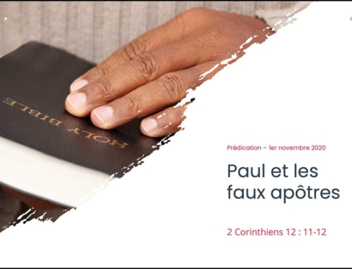 108. Paul et les faux apôtres (2 Corinthiens 12:11-12)